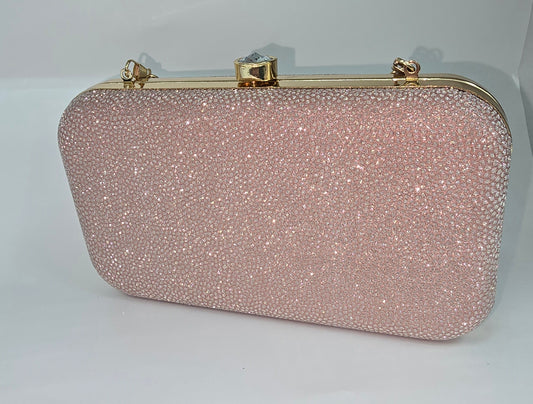 Clutch bag light pink