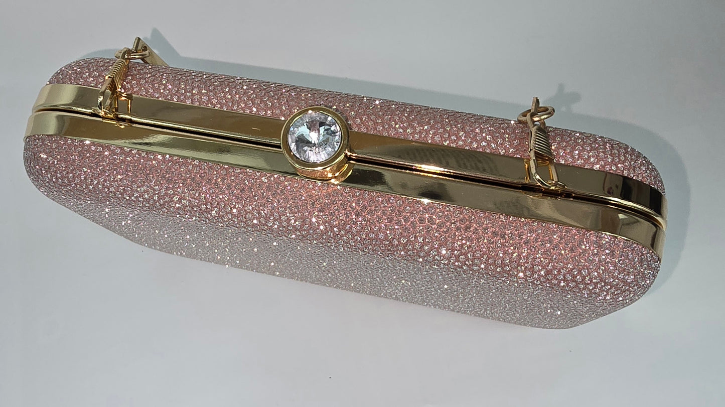 Clutch bag light pink