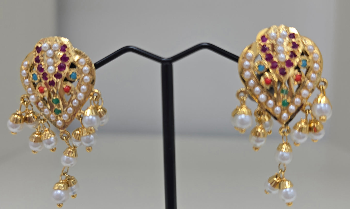 Gold plated earrings
