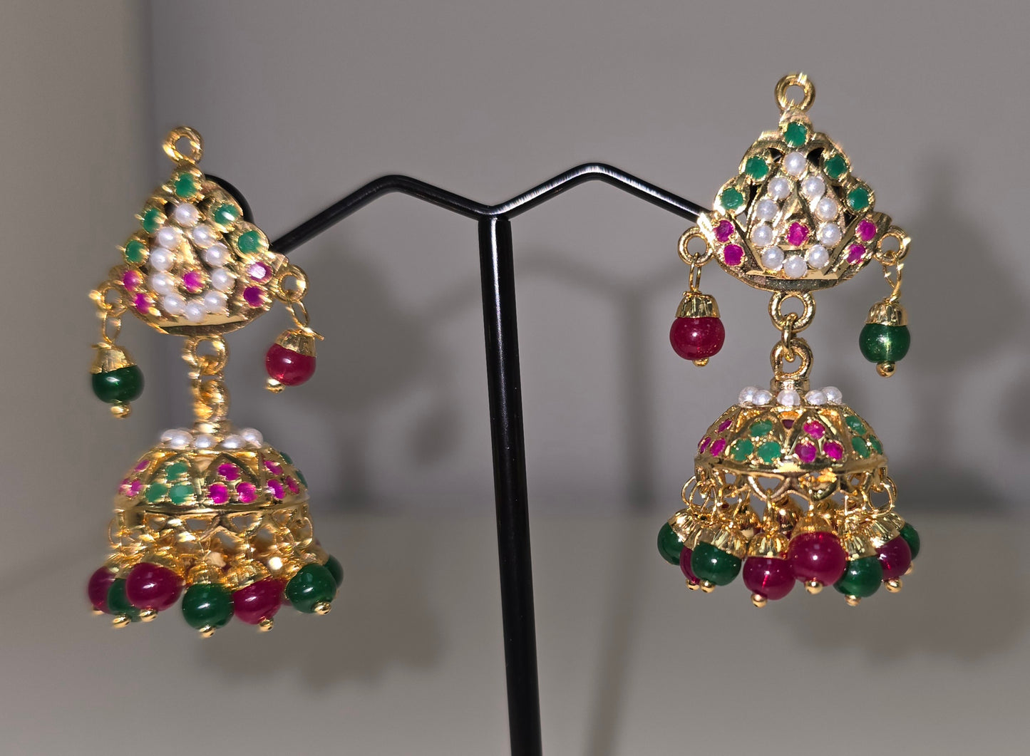 Gold plated Jhumkis