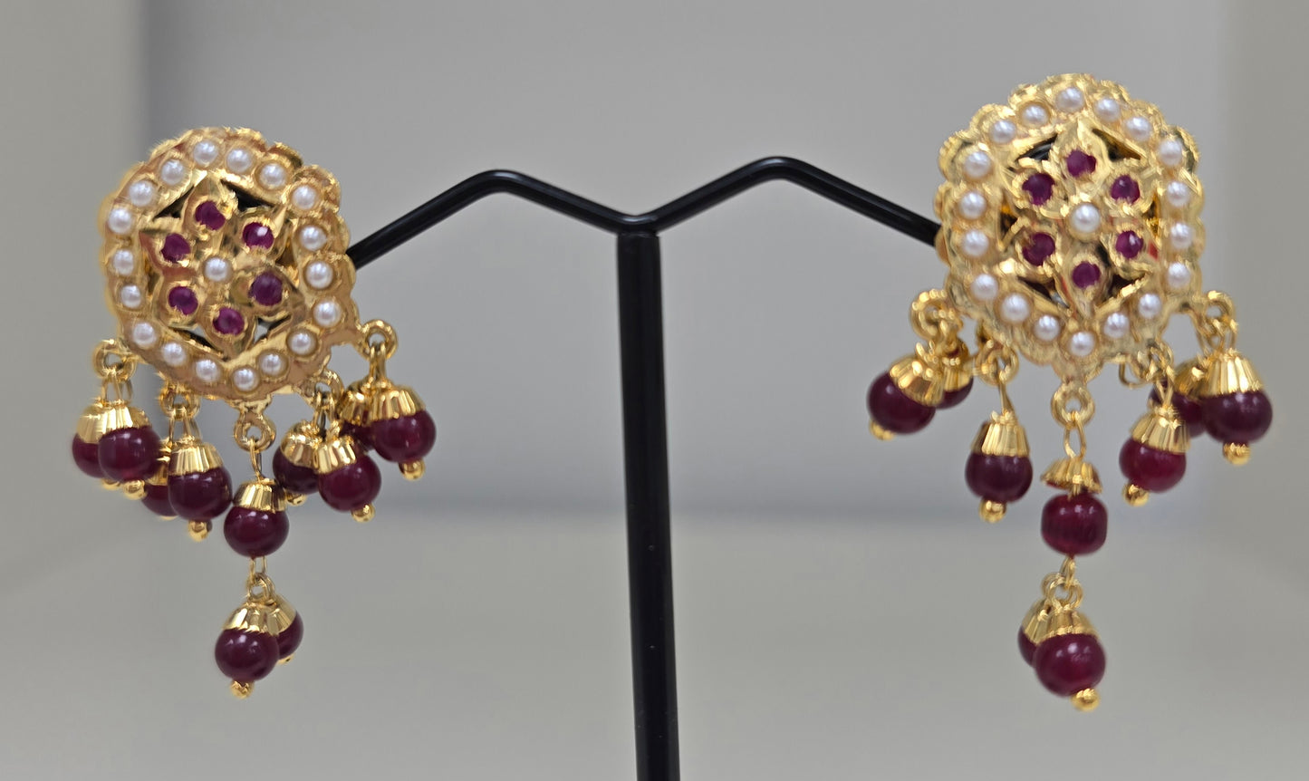 Gold-plated jarau earrings