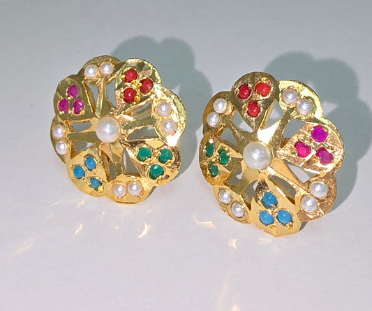 Gold plated jarau earrings