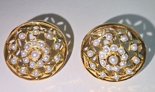 Gold plated jarau earrings