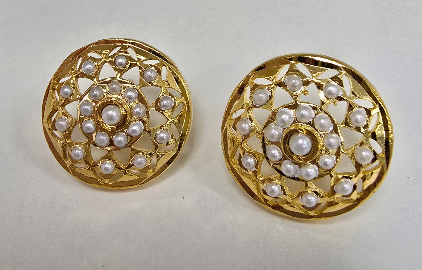 Gold plated jarau earrings