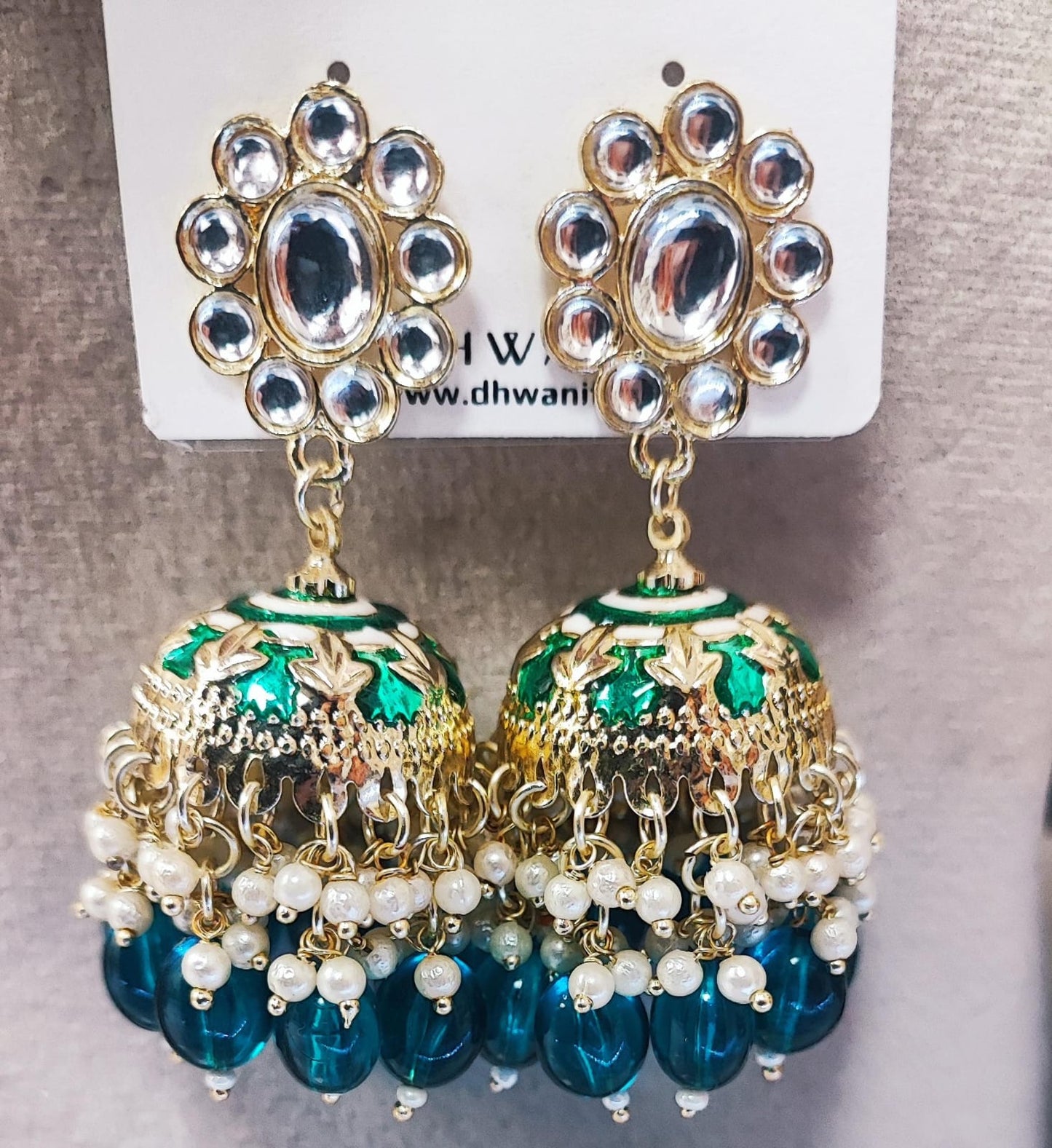 Fancy jhumkis