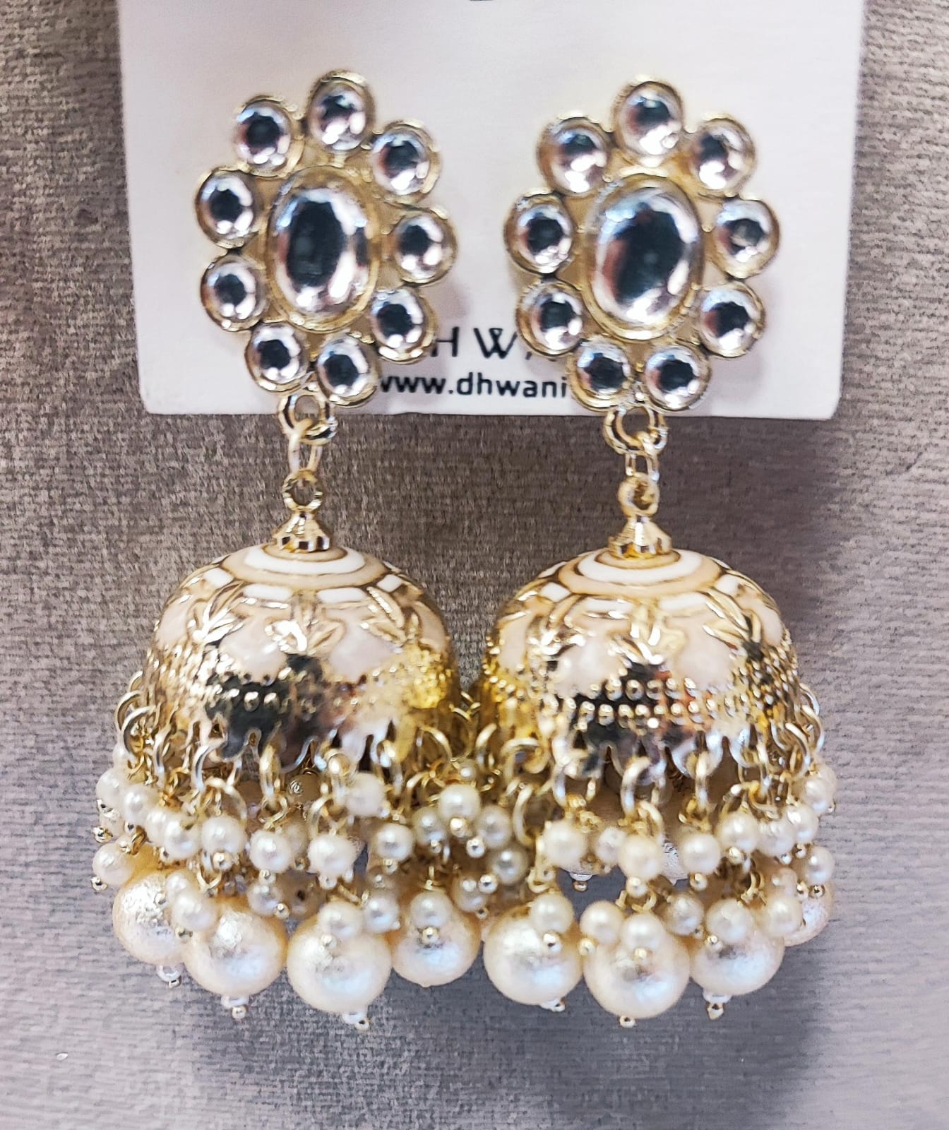 Fancy jhumkis