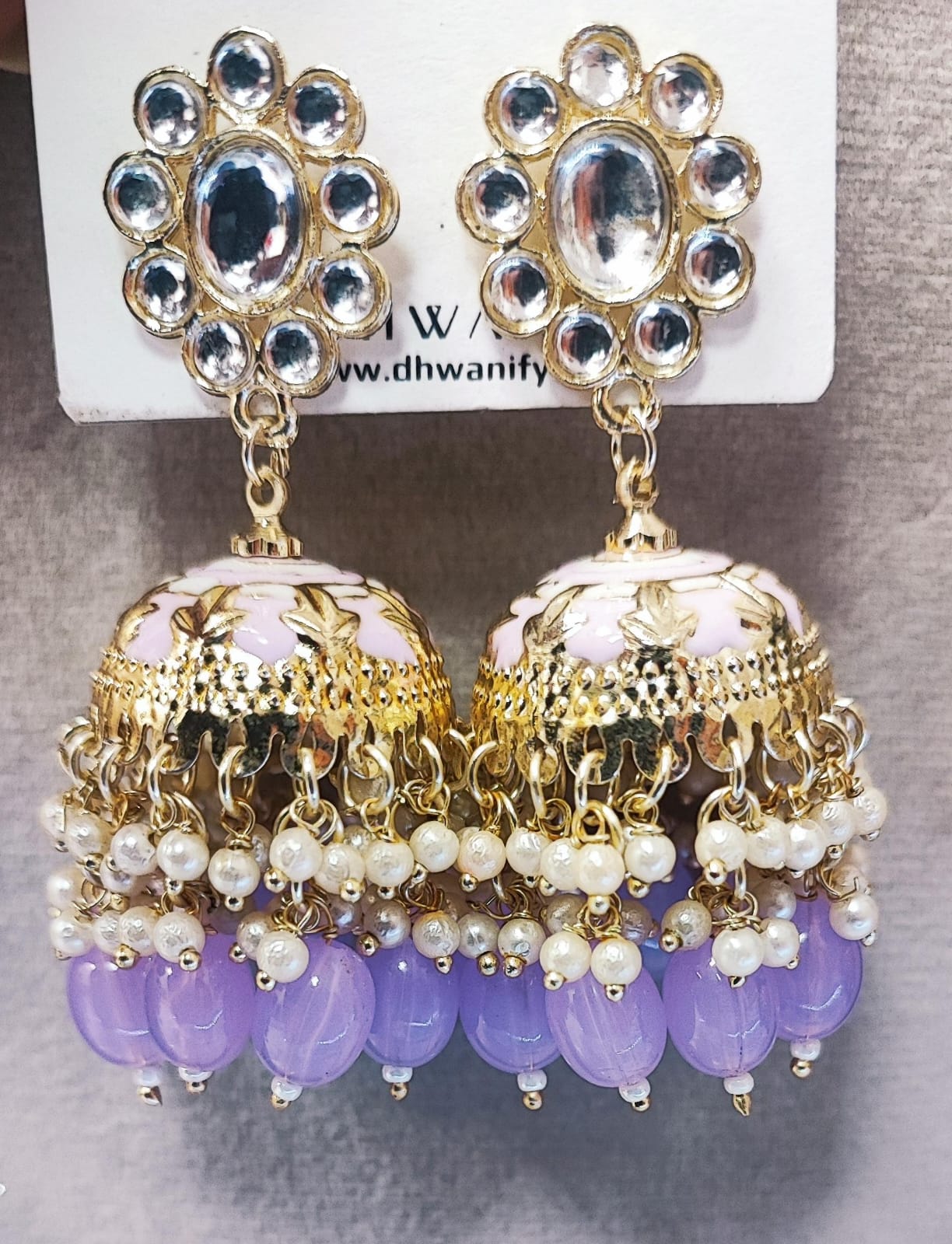 Fancy jhumkis