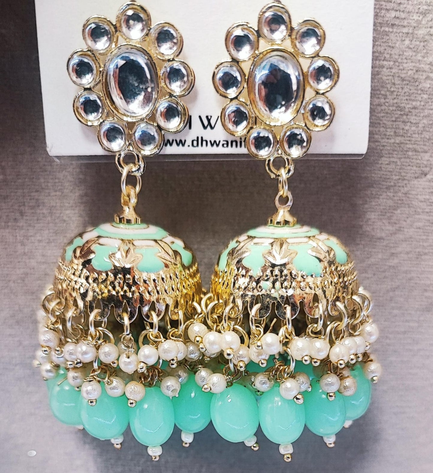 Fancy jhumkis