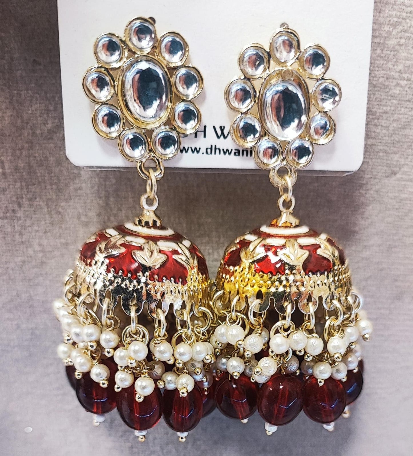 Fancy jhumkis
