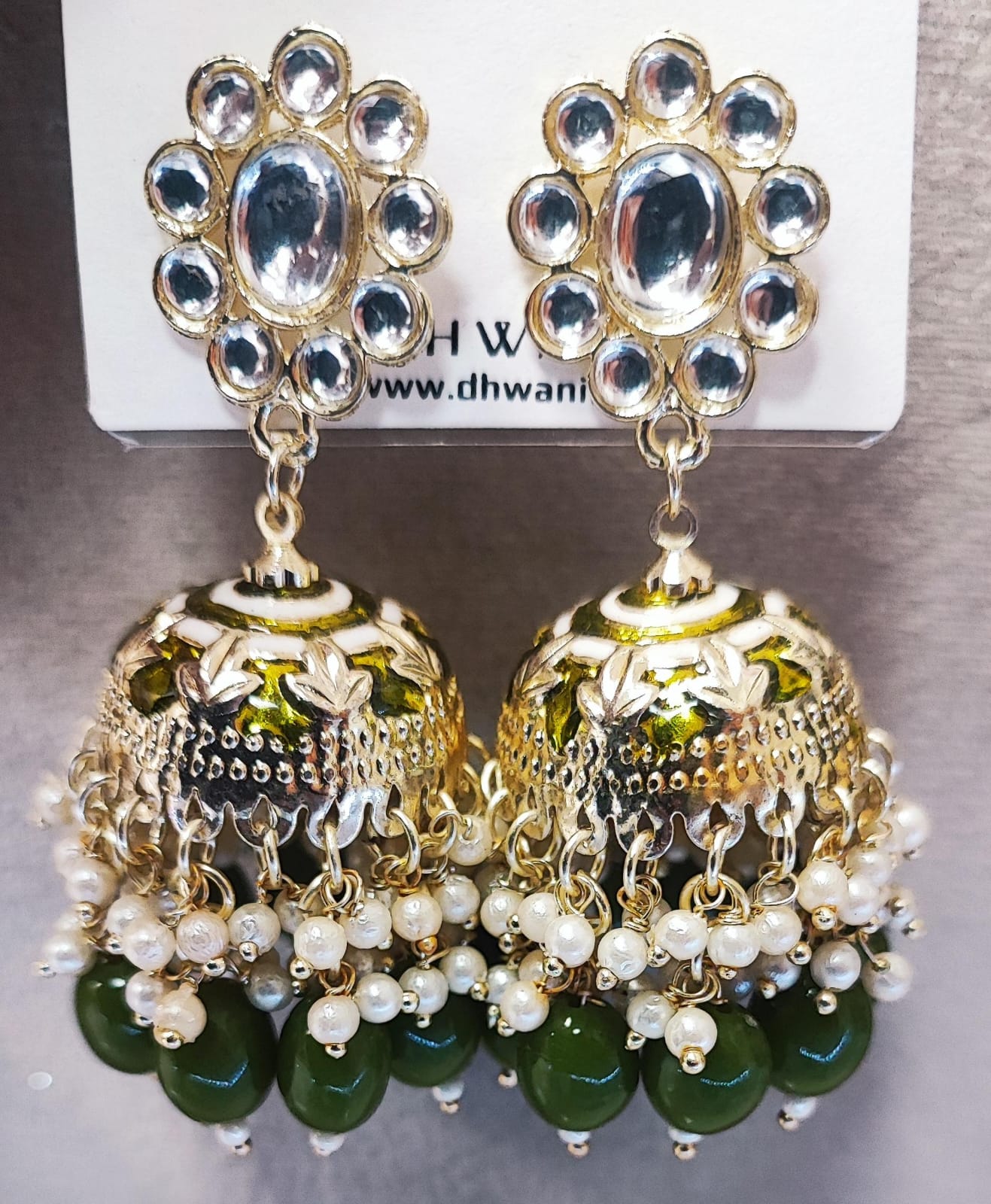 Fancy jhumkis