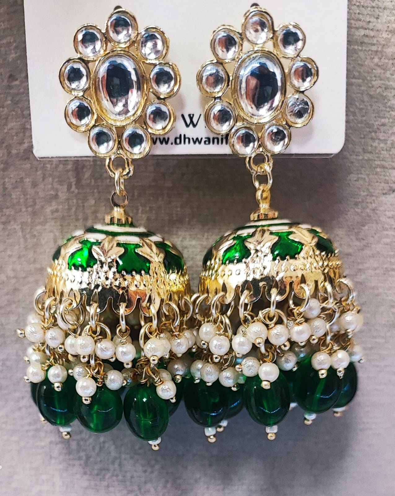 Fancy jhumkis