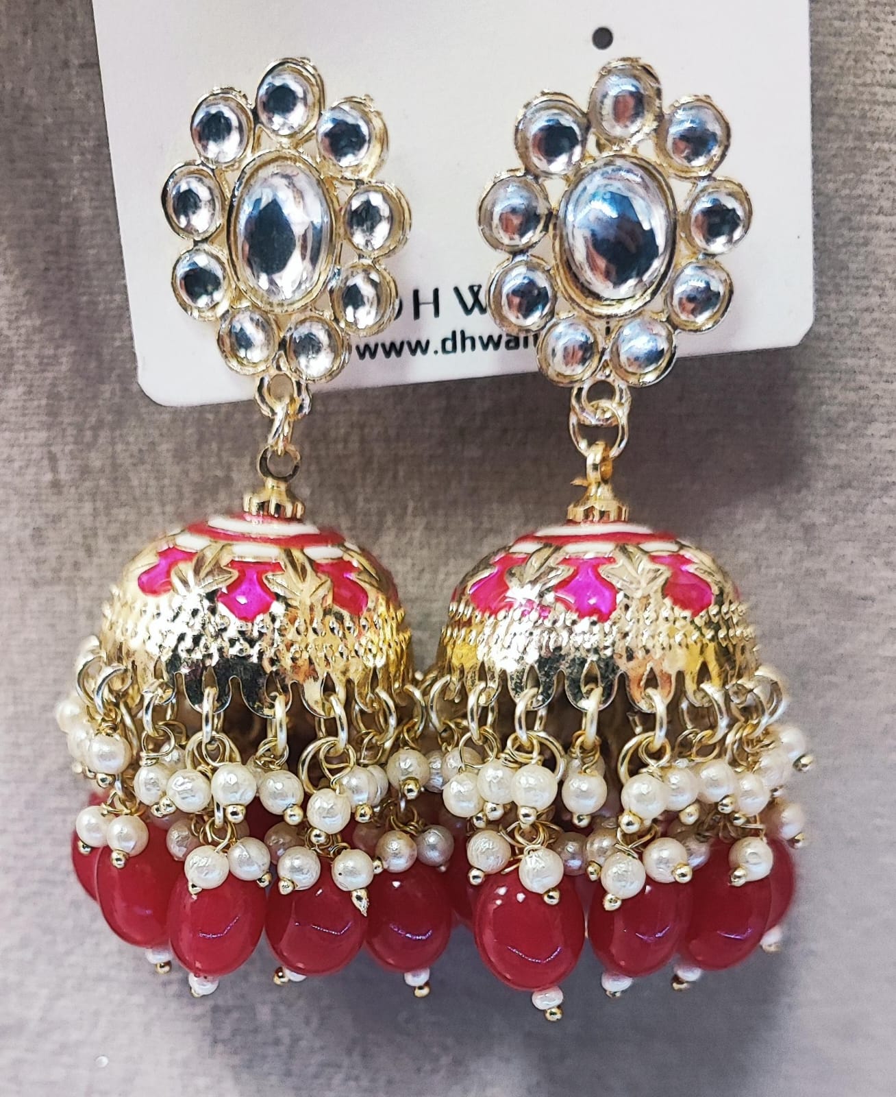 Fancy jhumkis