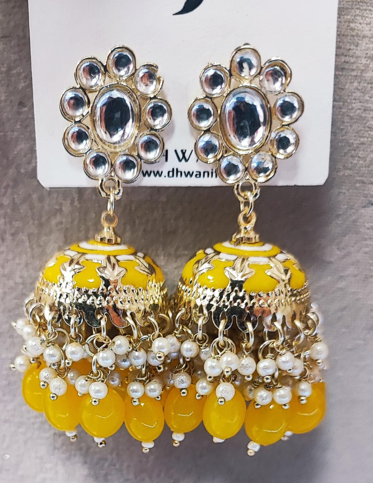 Fancy jhumkis