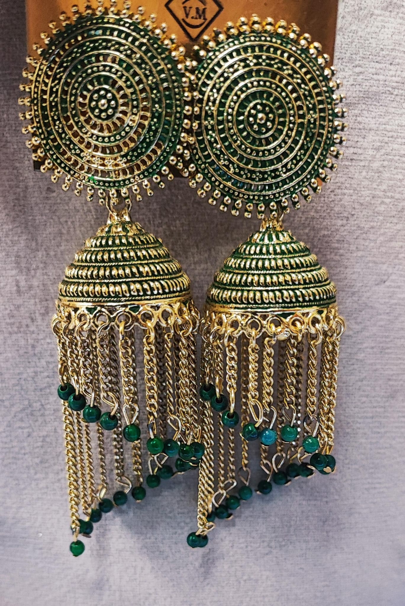 Designer jhumkas
