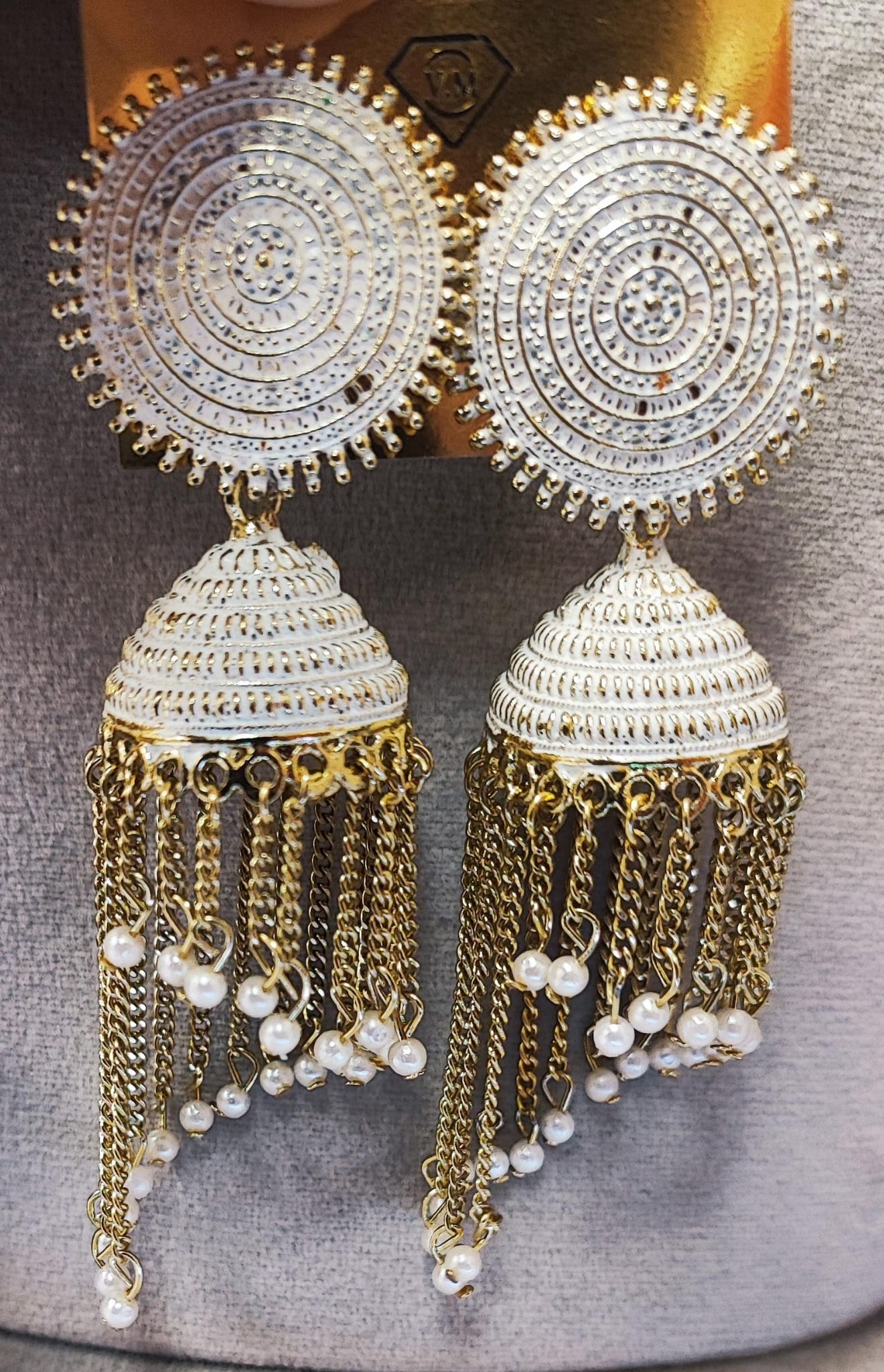Designer jhumkas