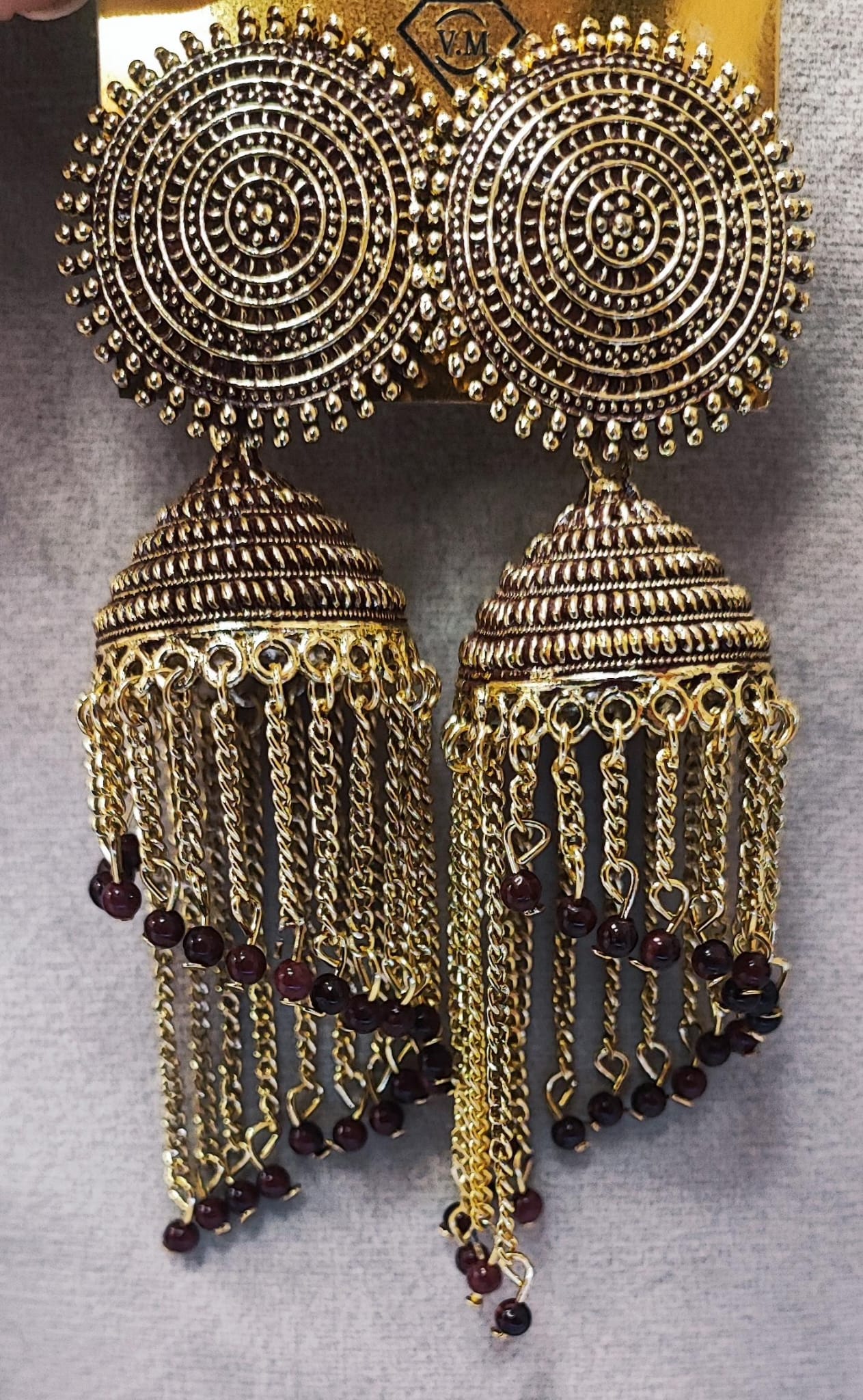 Designer jhumkas