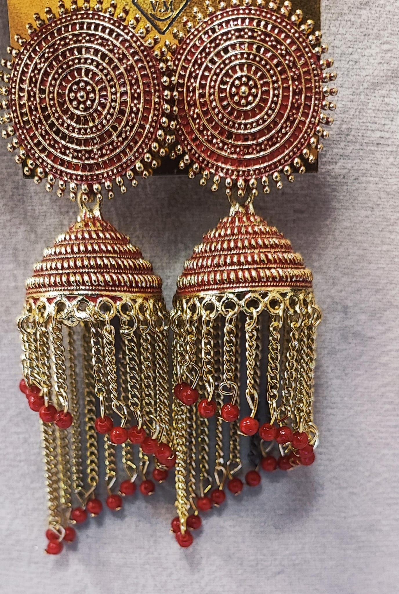 Designer jhumkas