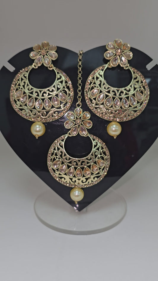 Tikka and earrings set