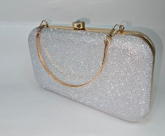 Clutch bag silver