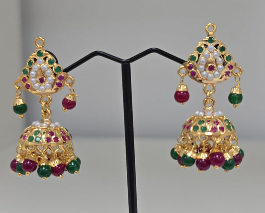 Gold plated Jhumkis